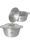 Cast Iron Cooking Pot with Lid – Heavy Duty Round Casserole for Gas Stove Size 20cm to 28cm - 6