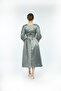 Elegant gray midi dress - 5