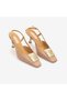 Hawen Angels Women's Nude Patent Leather Night & Evening Dress Shoes 28406 - 3