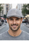 Linen Flared Pattern Duckbill Cap Hat