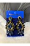 Crystal Stone Elegant Cut Dangle Earrings Bridal Wedding Jewelry