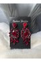 Crystal Stone Elegant Cut Dangle Earrings Bridal Wedding Jewelry