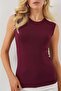 Women's Sleeveless Body 4347 - Burgundy - 3