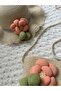Girl's Straw Hat & Bag Set 3-9 Years Old Summer Floral Detailed Shoulder Bag - 4