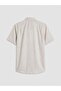 Regular Fit Men's Linen Look Shirt - 6