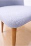 High Quality New Bohemian Patterned Stretchable Jacquard Fabric Large Oval Kitchen Chair Cover (1 Piece) - 5