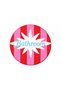 Digital Non-Slip Washable Colorful Round Modern Bath Mat Bathroom Rug Bathroom Decor 80X80 cm - 3