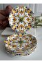 Porcelain Cake Plate Set of 6 19 cm Amalfi - 3