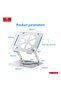 ET-EH238 360° Rotating Adjustable Laptop Stand Aluminum Alloy Foldable Stand for Laptop - 4