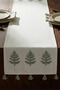 Bohem Linen Punch Embroidery Runner