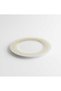 Premium 7.5" Disposable Plastic Plates – Golden Border, 24 g, Set of 1 - 2
