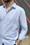 Men'S, Casual, Summer-Spring, 100% Cotton, Regular-Fit, Linen Woven Shirt G-17 - 7