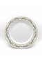 9" Disposable Plastic Plates – Golden Branches Border, 35 g, Set of 1 - 2