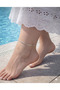 Women's Silver Color Stainless Steel Chain Anklet Adjustable Minimal Anklet Non Tarnish Water Resistant - 2