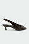 Maggie Classic Women's Bitter Brown Heeled Shoes