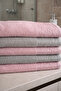 Durul Doğan Cotton 5-Piece Hand and Face Towel Set Daily, Dowry Towel Set (50X90Cm) - 2