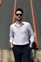 Men'S, Casual, Summer-Spring, 100% Cotton, Regular-Fit, Linen Woven Shirt G-17 - 6