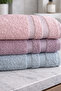 Durul Meltem Cotton 3-Piece Hand and Face Towel Set Daily, Dowry Towel Set (50X90Cm) - 2