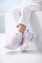 Unisex Pastel Colored Luminous Thick Sole Orthopedic Daily Sports Shoes Velcro Sneaker - 4