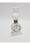 Antique Porcelain Gas Lamp with Clock Motif 031