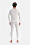 Men's Thermal Underwear Bottoms Long Leg D6250 - Black / Ecru Options - 2