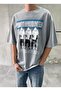 Figure Printed Washable T-Shirt - 2