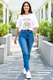 Premium 100% Cotton Oversize Heart Printed Unisex T-Shirt Special Design - 5