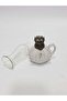 Antique Porcelain Gas Lamp with Embossed Floral Motif 018 - 5