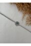 Zircon Stone Figure Detailed Waterway Steel Bracelet - 2