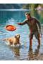 Dog Frisbee 21 cm |   Rubber Flying Disc Toy |   Training & Exercise Disc - 3