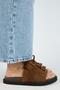 Yasmin Women's Genuine Leather Tasseled Bead Detailed Open-Front Tan Slippers - 2