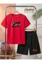 Chicago23 Yazi Printed Top and Shorts/T-Shirt Two-Piece Summer Children's Set