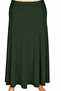 Women's Sandy Fabric Piece Fish Unlined Quality Summer Plus Size Mother Skirt - 2