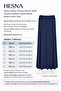 Women's Sandy Fabric Piece Fish Unlined Quality Summer Plus Size Mother Skirt - 3