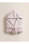 Cotton Hooded Soft Textured Absorbent Unisex Bathrobe - 3