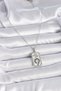 316L Steel Silver Color Chain Scorpio Zodiac Sign Zircon Stone Women's Necklace Bezoss - 2