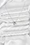 Brass Silver Color Minimal Charm Women's Necklace - 2