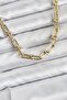 Brass Gold Color Tiffany Model Women's Necklace