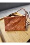 Women's Mini Shoulder Bag Quilted Patterned Chain Buckle Stylish Daily Bag - 2