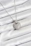 316L Steel Chain Silver Color Zircon Stone Heart Women's Necklace - 2