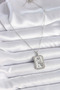 316L Steel Silver Color Chain Aries Zodiac Sign Zircon Stone Women's Necklace