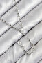 Silver Color Women's Y Necklace with Brass Zircon Stone