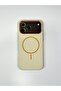 Ditaka Luxury MagSafe Case for iPhone 17 Pro - Metal Camera Lens Protector Matte Silicone Cover
