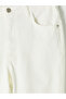 Nevavm Crop Flare Women's Jean Pants with Difference - 7