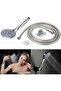 Handheld Shower Set with 1.5m Durable Hose and Adjustable Wall Bracket – Silver Finish - 3