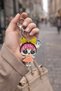 Mirror Keychain with Girl Figure – Cute Design Bag Accessory
