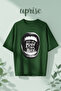 Baby I Was Born This Way Printed Cotton Oversize T-Shirt