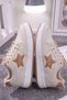 Women's Star Pattern Sneaker Beige Sports Shoes - 4