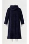 Unisex Black Hooded Long Sleeve Poncho Towel – Soft Textured, for Home & Beach Use (Large Size) - 2