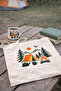 Camping Themed Raw Cloth Bag, Shoulder Bag, Shopping Cloth Bag, Sublimation Printed Cloth Bag - 2